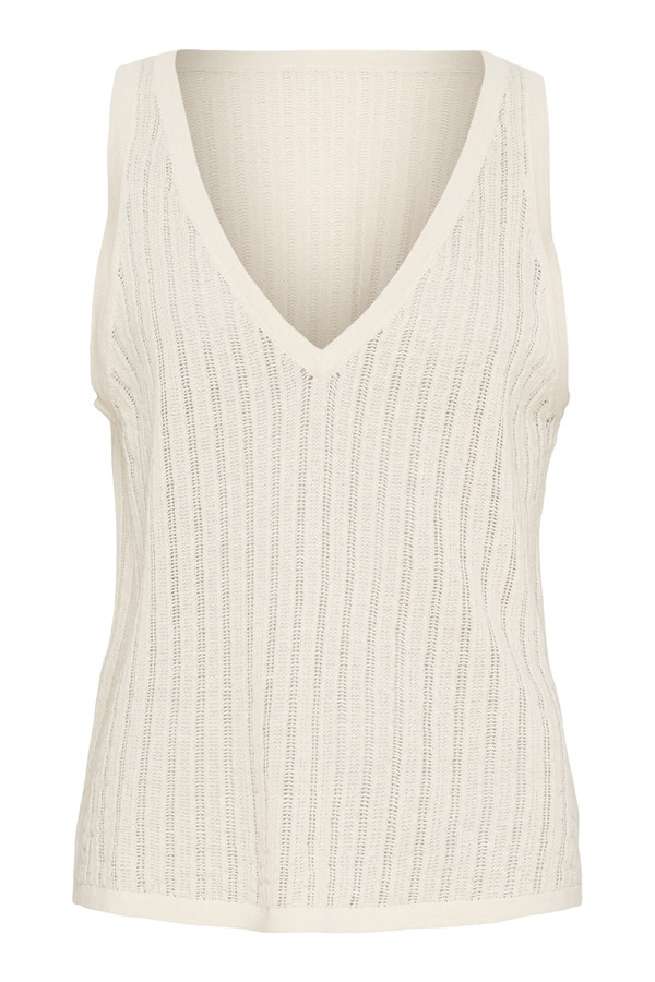 Anne-mi - Amelia knit top White sand