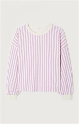 American Vintage - Bobypark sweat Lavender stripes