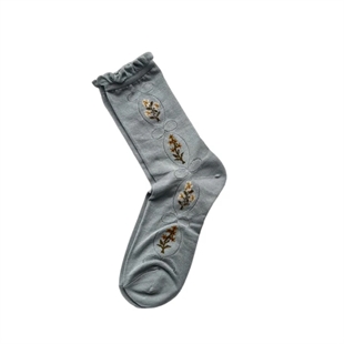 Plissé - Carra sock Grey