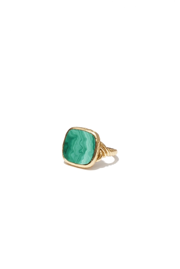 Mimi et toi - Delphine green ring