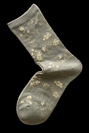 Plissé - Dotta sock Grey