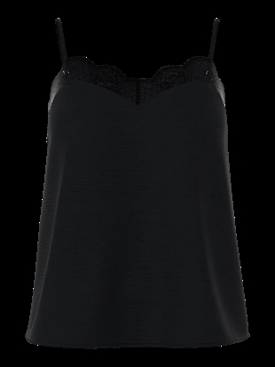 Pieces - PCtiffany strap top Black