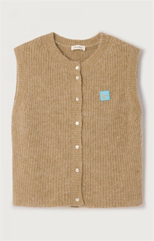 American vintage - East vest Melange sand
