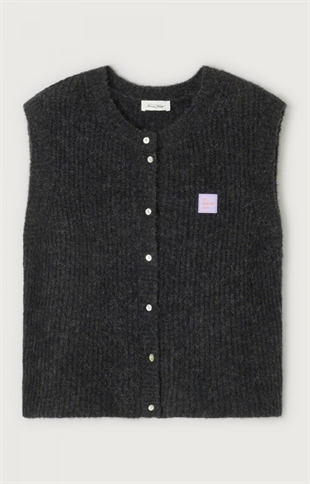 American Vintage - East vest Charcoal melange