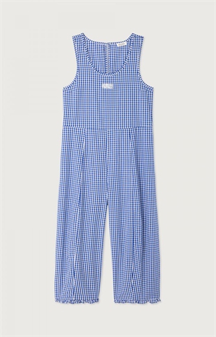 American vintage - Ekirow jumpsuit Blue gingham