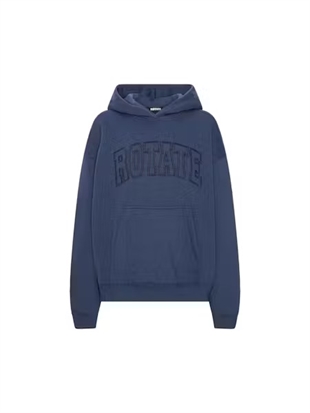 Rotate - Classic sweat hoodie Navy blazer