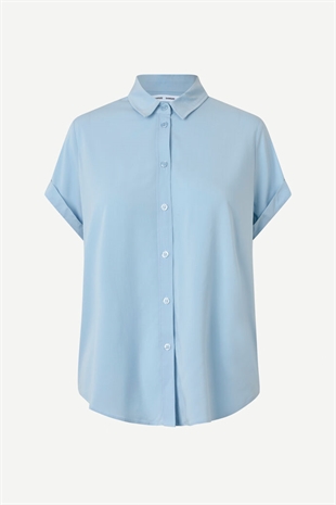 Samsøe samsøe - Majan ss shirt Subdued blue