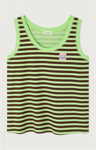 American vintage - Gixy tank top Sage stripes