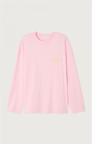 American vintage - Gixy LS t-hirt Cotton candy