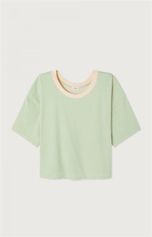 American vintage - Gixy t-shirt Absinthe stripes