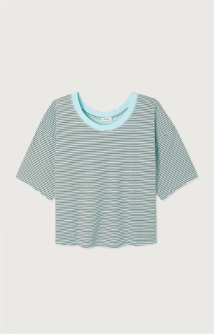 American vintage - Gixy t-shirt Sky stripes