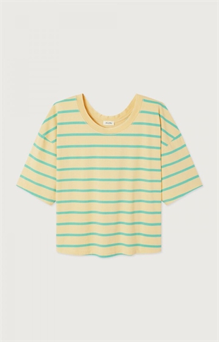 American vintage - Gixy t-shirt Mint stripes