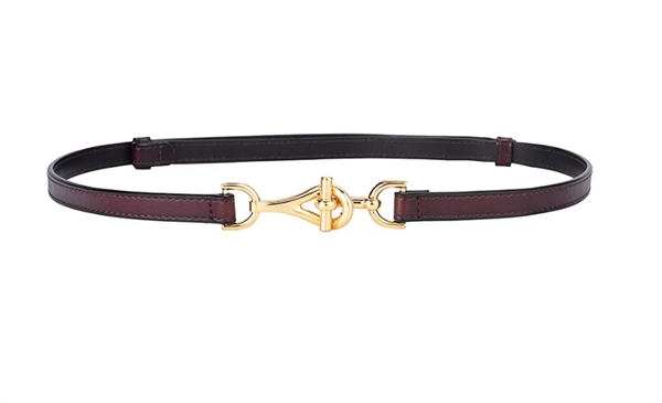 Plissé - Gina belt Dark brown