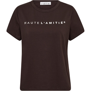 Haute l'amitié - Rub logo tee Mocca