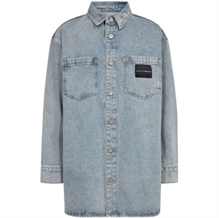 Haute L'amitié - Miley denim shirt Bleached denim