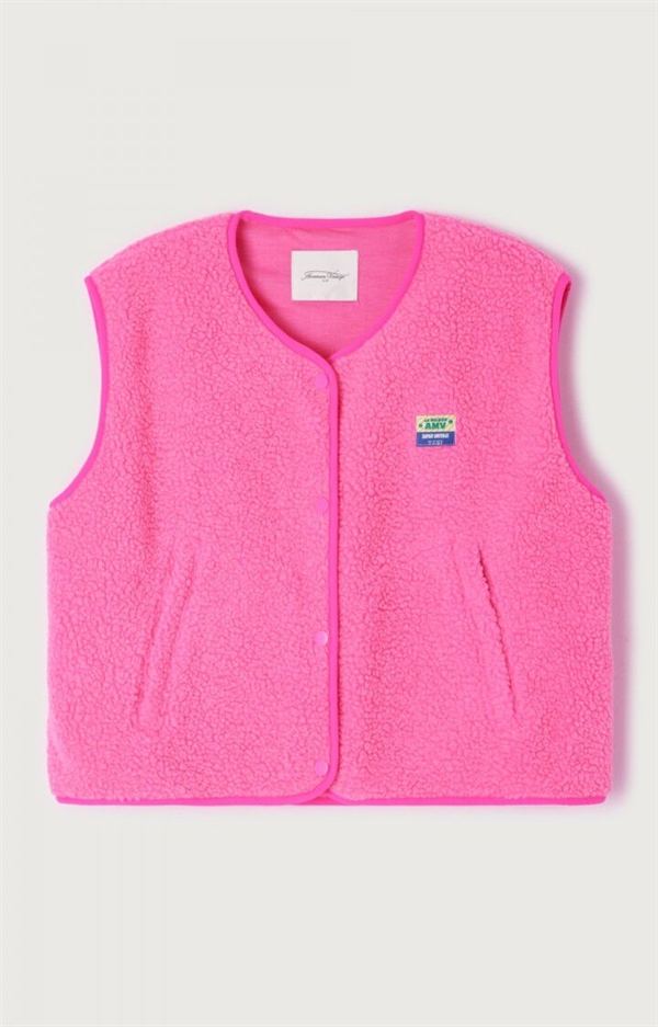 American Vintage - Hoktown fleece Acid pink