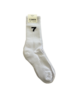 7 days active - 2 pack socks White