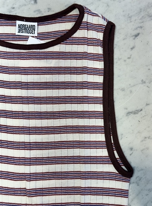 NPS - Tank top BW stripe Tricolore