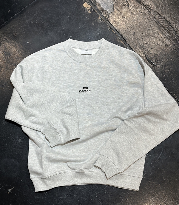 Bareen - Oversized crewneck Cloudy grey