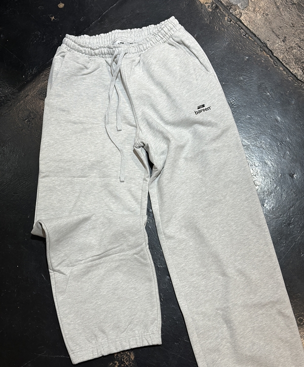 Bareen - Sweatpants logo Cloudy grey