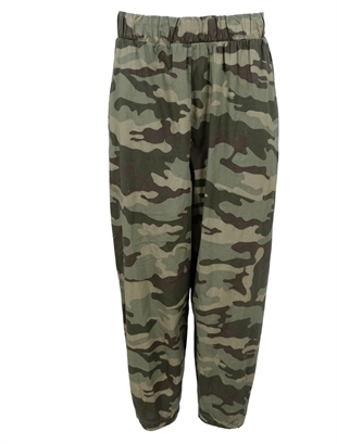 Black colour - Bcabbie barrel pants Camouflage