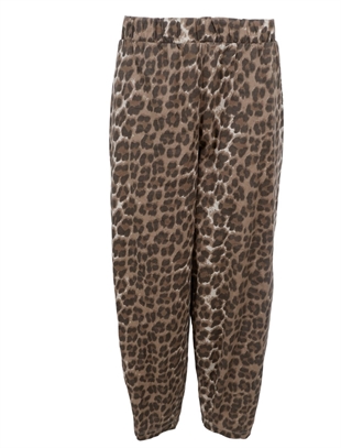 Black colour - Bcabbie barrel pants Leopard