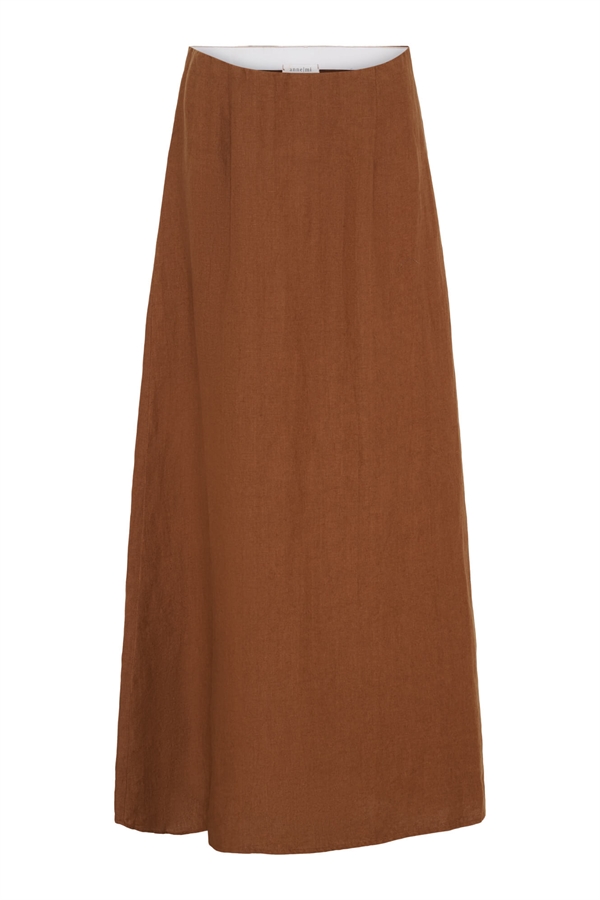 Anne-mi - Jose long skirt Cambridge brown