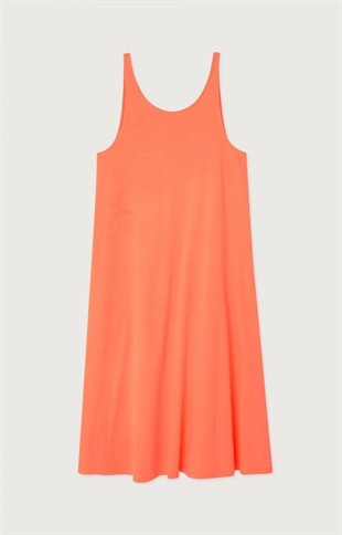 American Vintage - Lopintale dress Fluorescent orange
