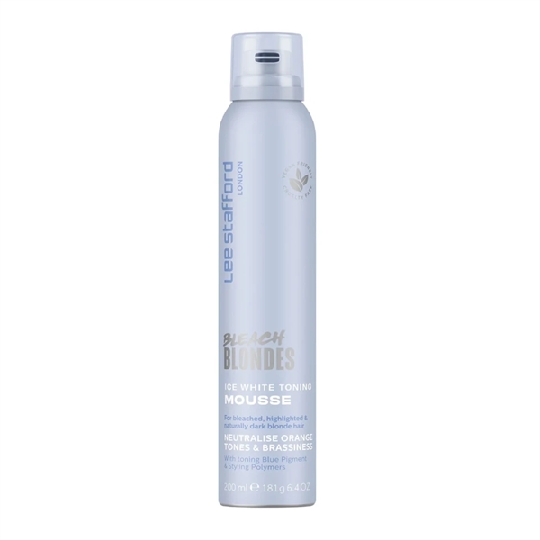 Lee Stafford - Bleach blondes ice white toning mousse 200ml