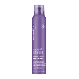 Lee Stafford - Bleach blondes purple toning mousse 200ml