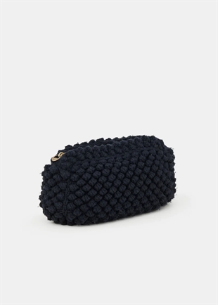 Aiayu - Linn clutch Black blue