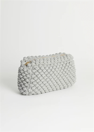 Aiayu - Linn clutch Warm grey