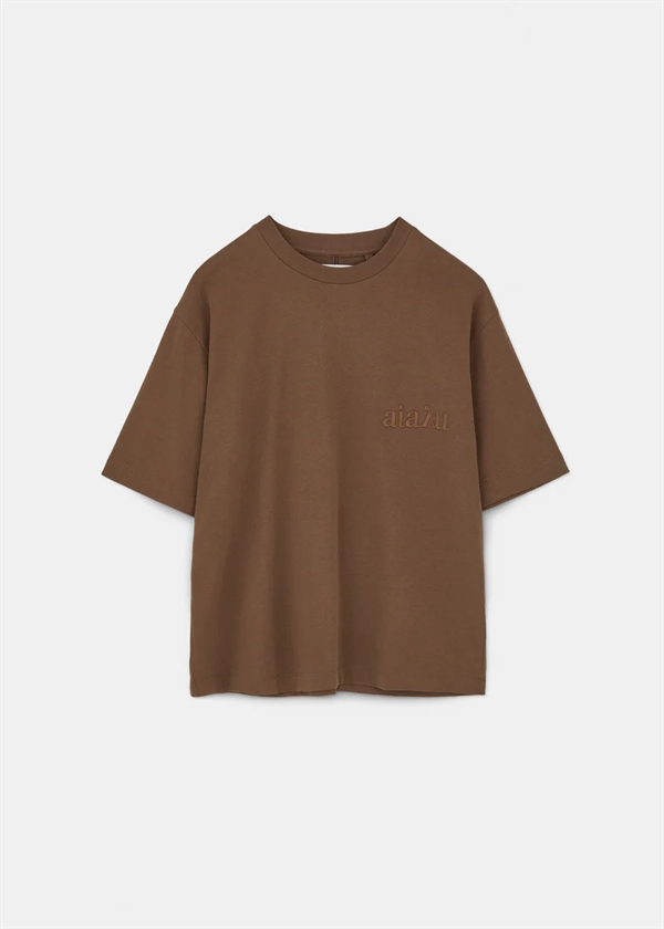 Aiayu - Lou circular tee Coffee