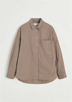 Aiayu - Lynette shirt check Mix fossil