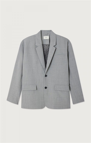 American Vintage - Ayany blazer Cloudy grey melange