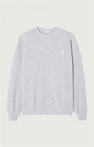 American Vintage - Evona sweatshirt Melange light grey