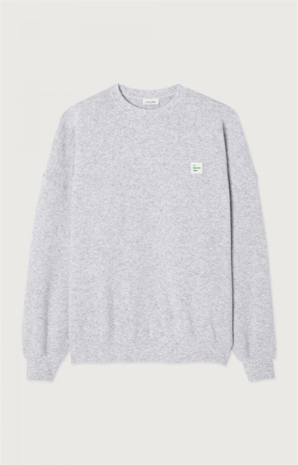 American Vintage - Evona sweatshirt Melange light grey