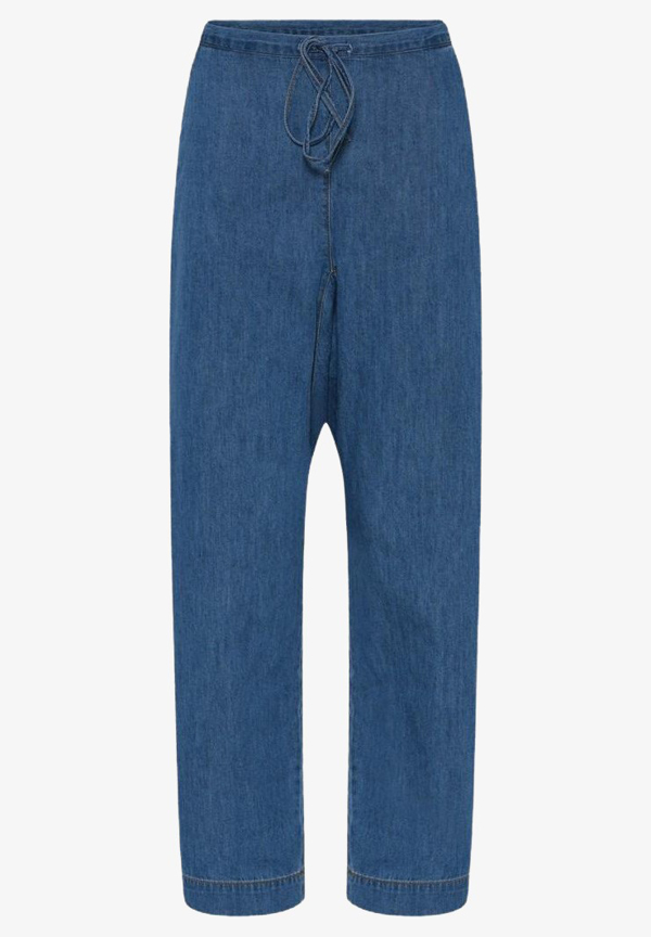 Frau - Milano Denim String Pants Medium blue denim