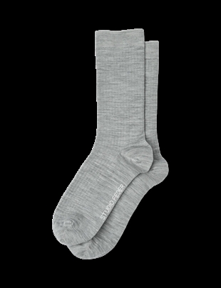 Studio feder - Minna sock wool Light grey mel