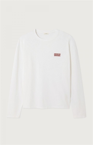 American Vintage - Ykobow tee LS White