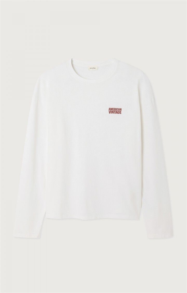 American Vintage - Ykobow tee LS White