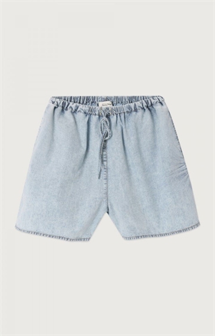 American Vintage - Paybou shorts Blue snow