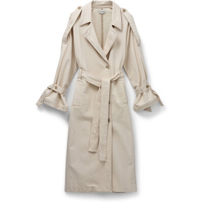 Blanche -  Sable-BL denim trench Plaza taupe