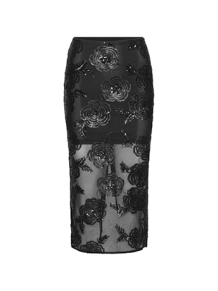Rotate - Sequins midi skirt