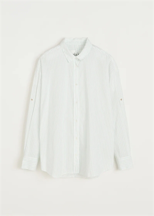 Aiayu - Shirt mist Mix opal blue