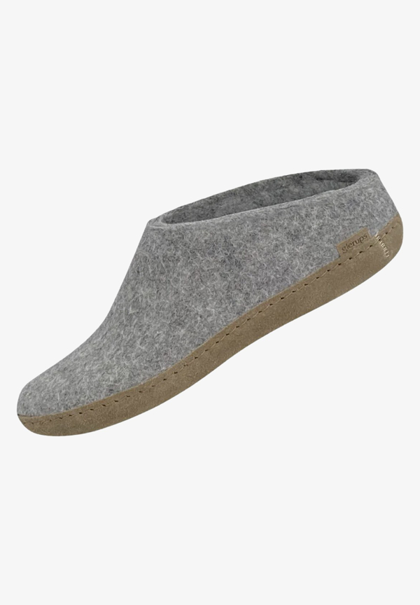 Glerups -  Slip-on with leather sole Grey