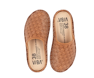 VIBAe - Roma woven Cognac brown