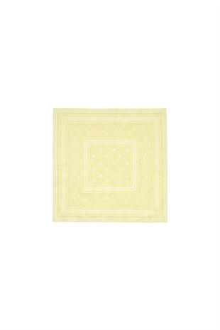 Skall Studio - Classic scarf Light yellow 55x55