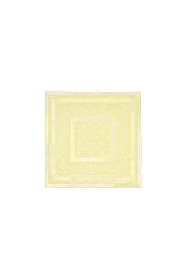 Skall Studio - Classic scarf Light yellow 55x55