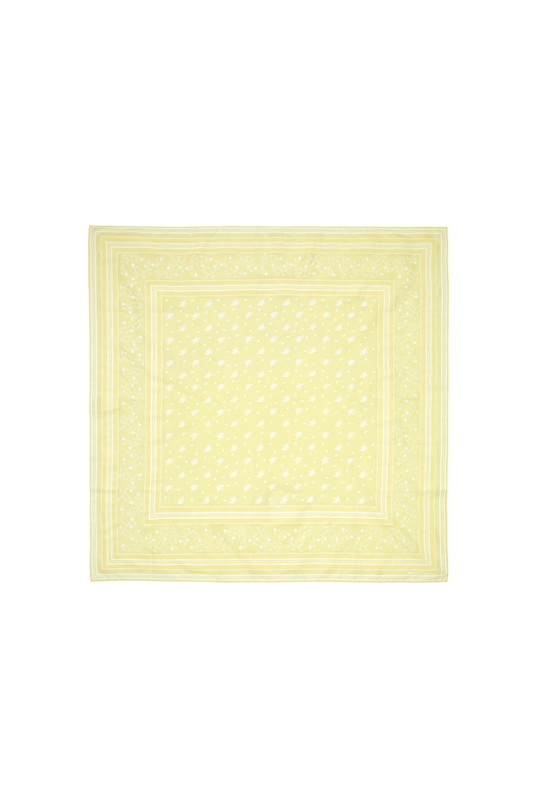Skall Studio - Classic scarf Light yellow 90x90